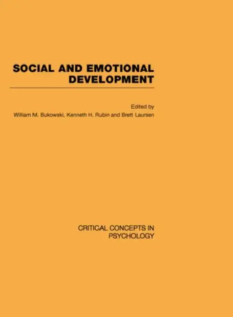 Social and Emotional Development by William M. Bukowski