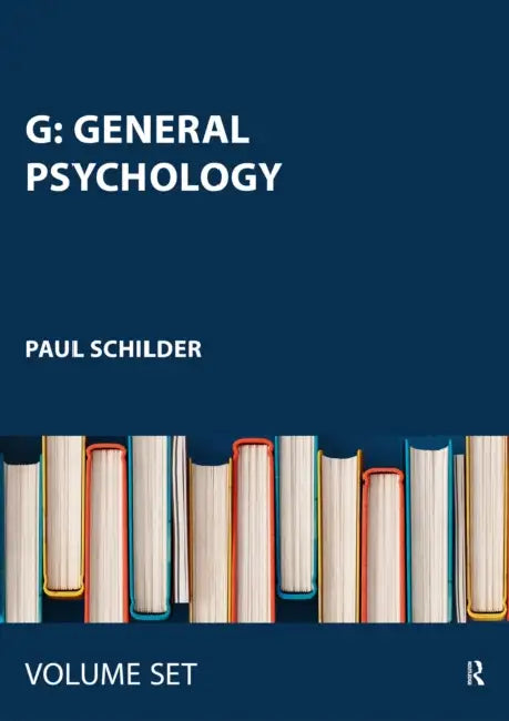 G: General Psychology by Schilder Paul