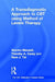 A Transdiagnostic Approach to CBT Using Method of Levels Therapy: Distinctive Features by Warren Mansell
