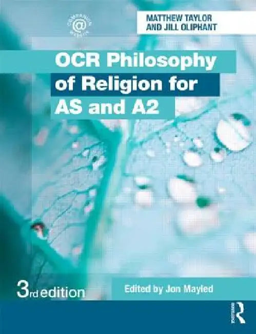 OCR Philosophy of Religion for as and A2 by Jill Oliphant