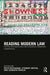 Reading Modern Law: Critical Methodologies and Sovereign Formations by Ruth Buchanan