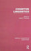 Cognitive Linguistics by Adele Goldberg