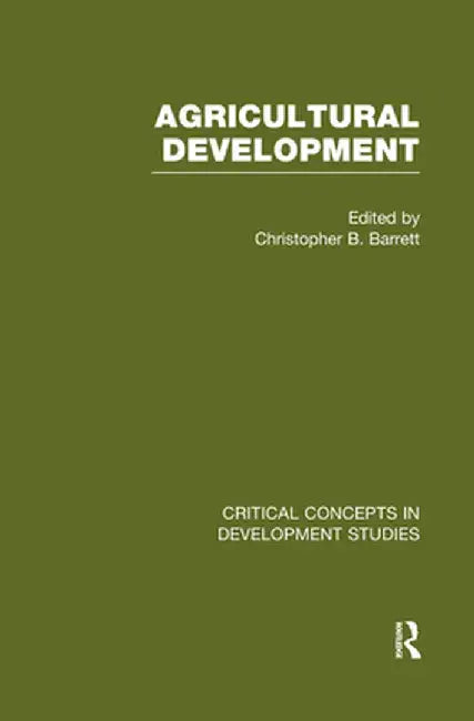 Agricultural Development by Christopher Barrett