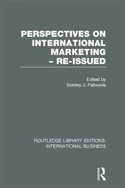 Perspectives on International Marketing - Re-issued (RLE International Business) by StanleyPaliwoda