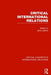 Critical International Relations Set by Jenny Edkins