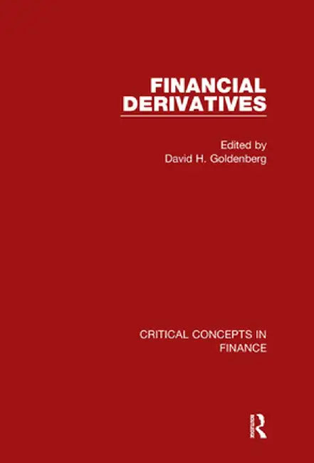Financial Derivatives by David Goldenberg