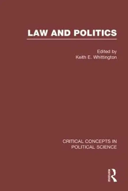 Law and Politics by Keith Whittington
