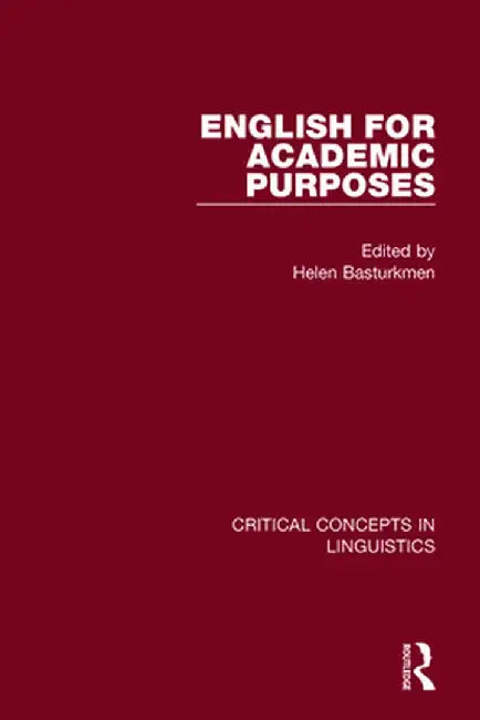 English for Academic Purposes by Helen Basturkmen