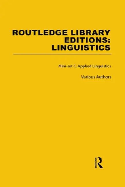 Linguistics Mini-Set C: Applied Linguistics
