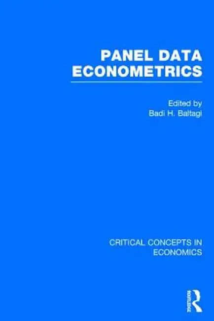 Panel Data Econometrics by Badi Baltagi