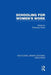 Schooling for Women's Work by Rosemary Deem