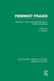 Feminist PRAXIS (Rle Feminist Theory): Research, Theory and Epistemology in Feminist Sociology by Liz Stanley