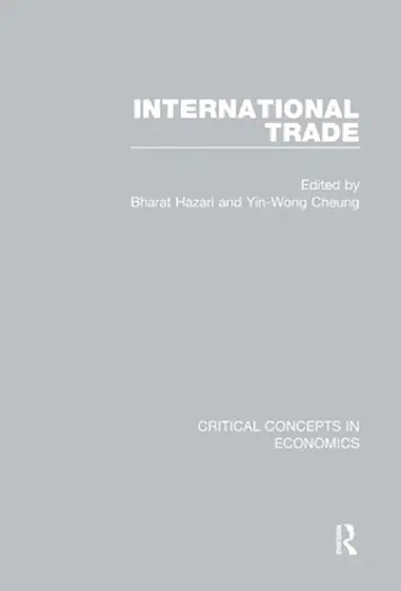 International Trade by Bharat Hazari
