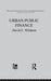 Urban Public Finance by D. Wildasin