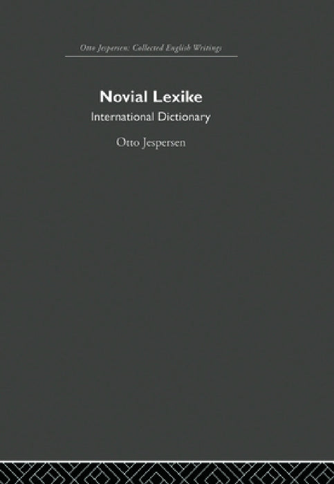 Novial Lexike by Otto Jespersen