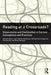 Reading at a Crossroads?: Disjunctures and Continuities in Current Conceptions and Practices by Rand J. Spiro