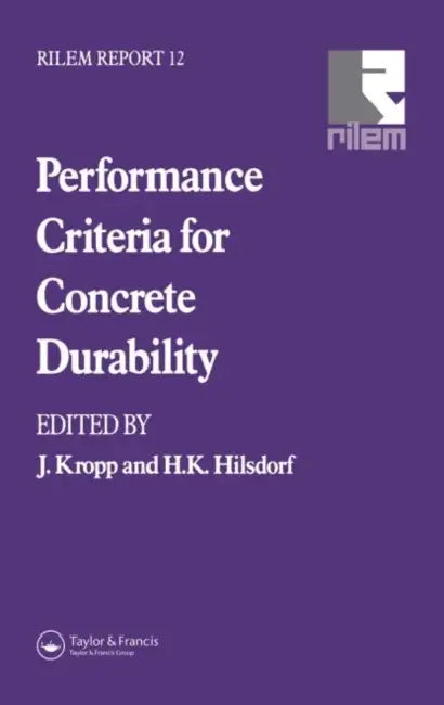 Performance Criteria for Concrete Durability by H. Hilsdorf