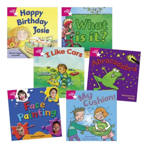 Learn at Home:Star Reading Pink Level Pack (5 fiction and 1 non-fiction book) by Monica Hughes