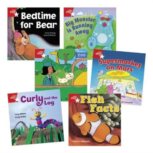 Learn at Home:Star Reading Red Level Pack (5 fiction and 1 non-fiction book) by Jeanne Willis