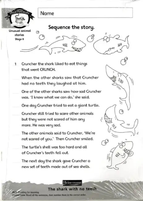 Storyworlds Stage 8, Animal World, Workbook (8 Pack) by Diana Bentley