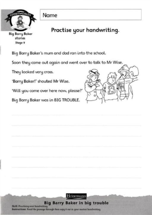 Literacy Edition Storyworlds Stage 9, Animal World, Workbook by Diana Bentley