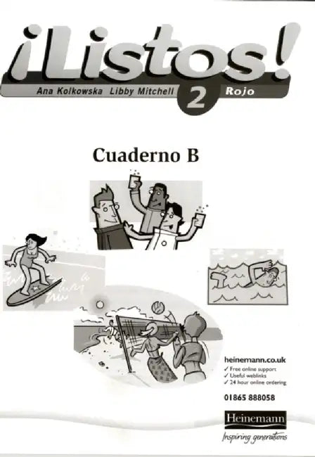 Listos!  2 Rojo Workbook (Pack of 8) by Libby Mitchell