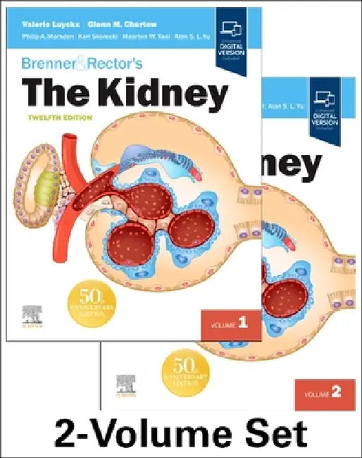 Brenner & Rector's The Kidney (2 volume set) by Valerie (EDT)/ Chertow, Glenn M. (EDT)/ Marsden, Philip A. (EDT)/ Skorecki, Karl (EDT)/ Taal, Maarten W. (EDT) Luyckx