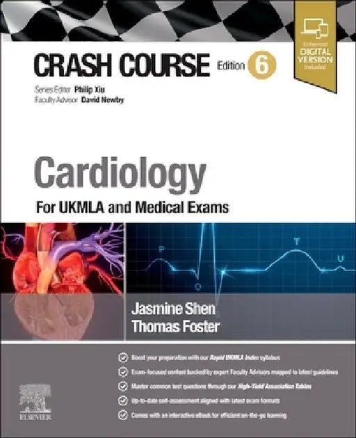 Crash Course Cardiology: For Ukmla and Medical Exams by Jasmine Shen