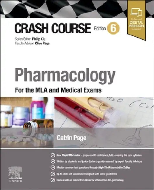 Crash Course Pharmacology: For the MLA and Medical Exams by Catrin Page