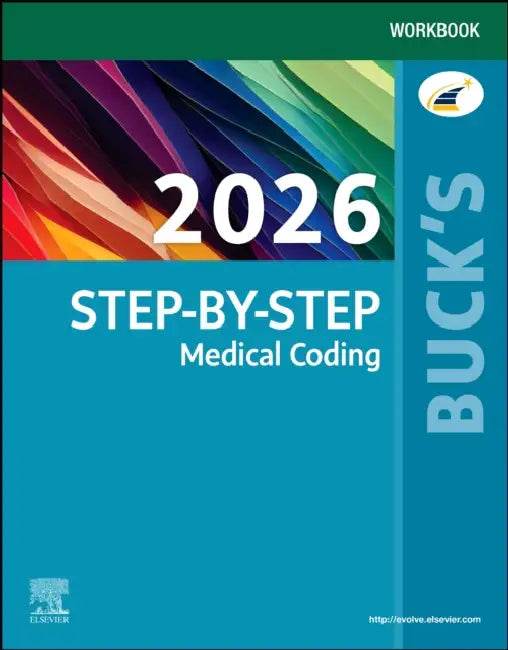 Buck's Workbook for Step-By-Step Medical Coding, 2026 Edition by Elsevier