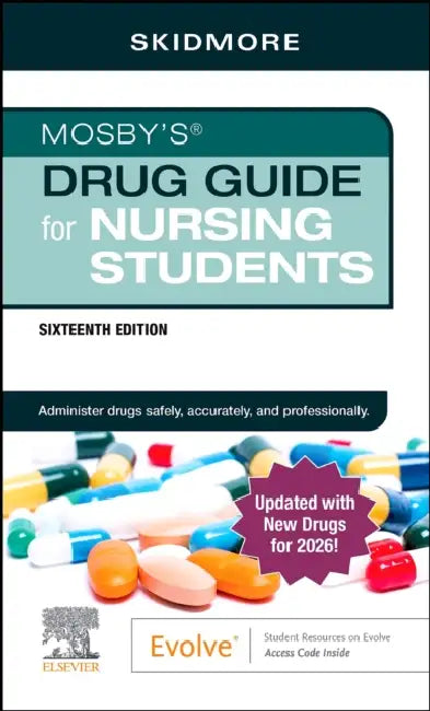 Mosby's Drug Guide for Nursing Students with 2026 Update by Linda Skidmore-Roth