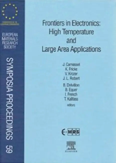 Frontiers in Electronics: High Temperature and Large Area Applications by Bozzano G. Luisa
