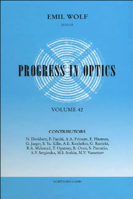 Progress in Optics by Wolf