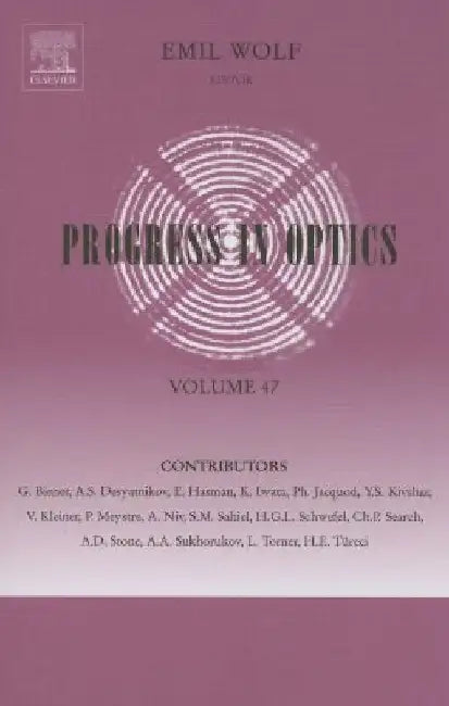 Progress in Optics by Emil Wolf