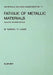 Fatigue of Metallic Materials by M. Klesnil