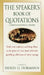 The Speaker's Book of Quotations, Completely Revised and Updated by Henry O. Dormann
