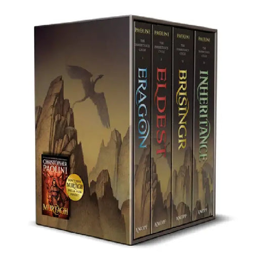 Inheritance Cycle 4-Book Trade Paperback Boxed Set (Eragon, Eldest, Brisingr, in by Christopher Paolini