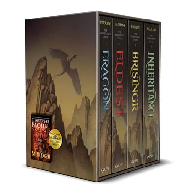 Inheritance Cycle 4-Book Trade Paperback Boxed Set (Eragon, Eldest, Brisingr, in by Christopher Paolini