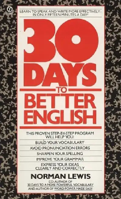 Thirty Days to Better English by Norman Lewis