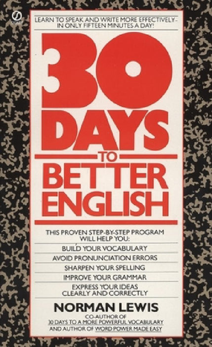 Thirty Days to Better English by Norman Lewis