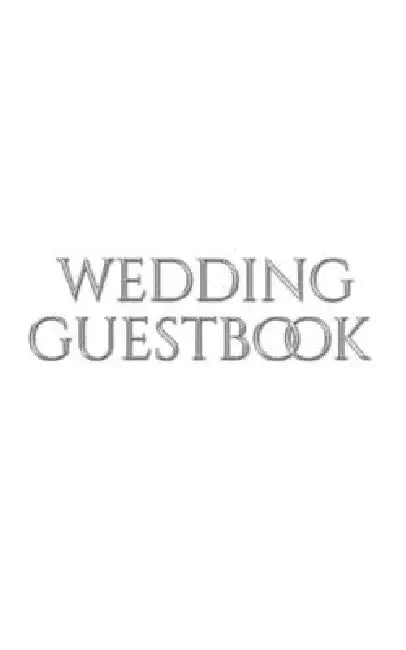 classic stylish Wedding Guest Book by Sir Michael Huhn