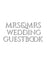 Mrs and Mrs wedding stylish Guest Book by Sir Michael Huhn