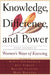 Knowledge, Difference, and Power: Essays Inspired by Women's Ways of of Knowing by Mary Field Belenky, Nancy Rule Goldberger, Jill Mattuck Tarule