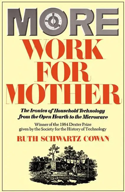 More Work for Mother: The Ironies of Household Technology from the Open Hearth to the Microwave by Ruth Schwartz Cowan