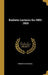 Baldwin Lectures for 1902-1903 by Frederick Burgess