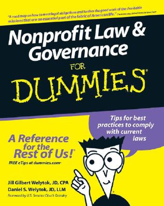 Nonprofit Law and Governance for Dummies by Jill Gilbert Welytok
