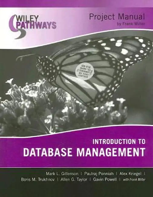 Introduction to Database Management Project Manual by Mark L. Gillenson