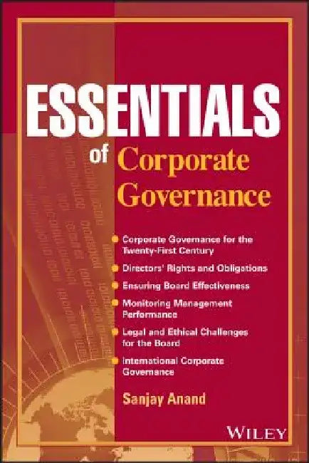 Essentials of Corporate Governance by Sanjay Anand
