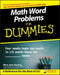 Math Word Problems for Dummies by Mary Jane Sterling