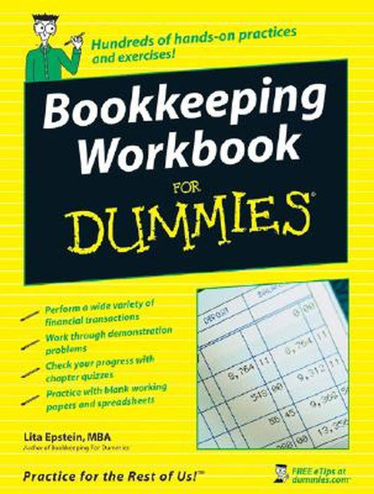 Bookkeeping Workbook for Dummies by Epstein